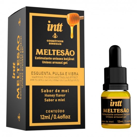 Возбуждающий унисекс гель Meltesao - 12 мл. - INTT - купить с доставкой в Самаре