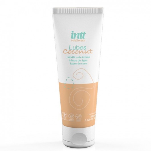Лубрикант на водной основе Lubes Coconut с ароматом кокоса - 50 гр. - INTT - купить с доставкой в Самаре