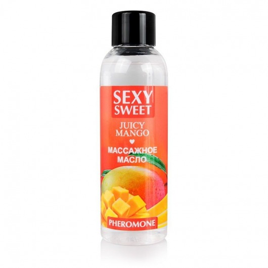Массажное масло Sexy Sweet Juicy Mango с феромонами и ароматом манго - 75 мл. - Биоритм - купить с доставкой в Самаре
