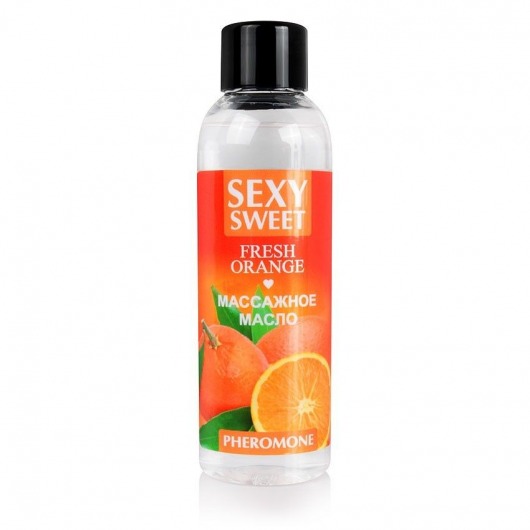 Массажное масло Sexy Sweet Fresh Orange с ароматом апельсина и феромонами - 75 мл. - Биоритм - купить с доставкой в Самаре