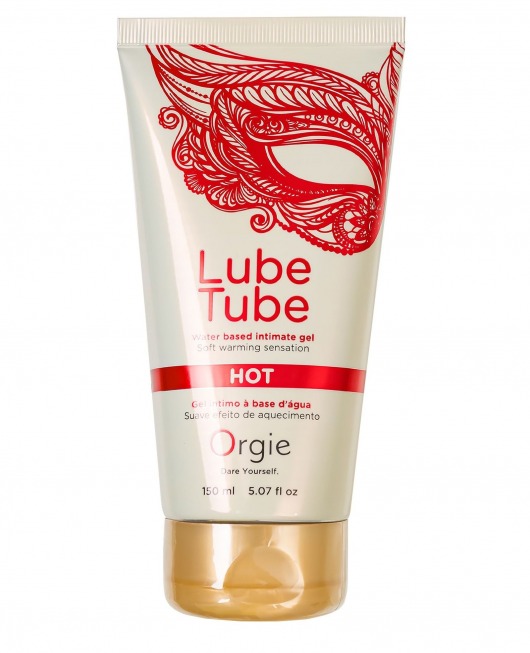Интимный гель на водной основе Lube Tube Hot с разогревающим эффектом - 150 мл. - ORGIE - купить с доставкой в Самаре