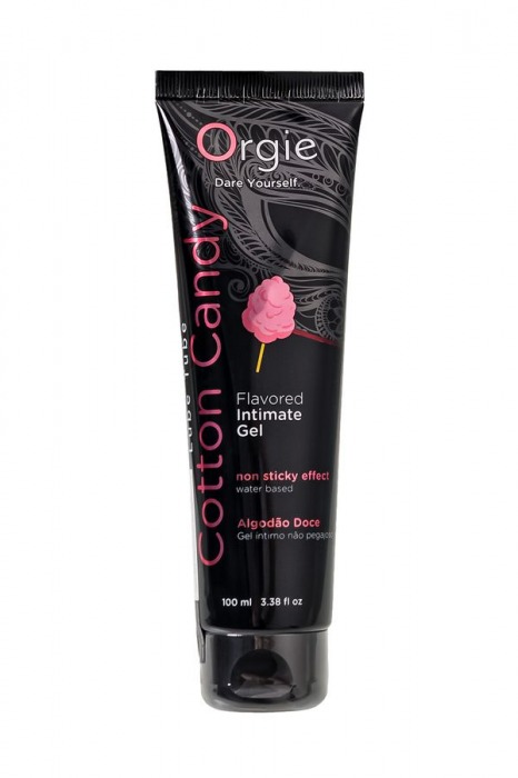 Интимный гель на водной осное Lube Tube Cotton Candy со вкусом сахарной ваты - 100 мл. - ORGIE - купить с доставкой в Самаре