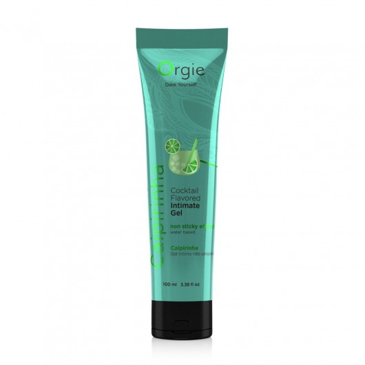 Съедобный интимный гель Orgie Lube Tube Cocktail Caipirinha - 100 мл. - ORGIE - купить с доставкой в Самаре