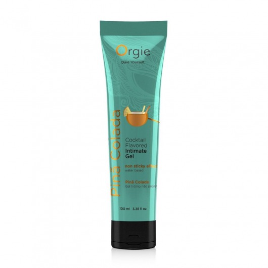 Съедобный интимный гель Orgie Lube Tube Cocktail Pina Colada - 100 мл. - ORGIE - купить с доставкой в Самаре