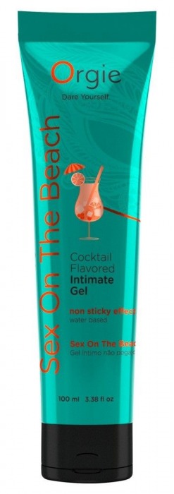 Съедобный интимный гель Orgie Lube Tube Cocktail Sex On The Beach - 100 мл. - ORGIE - купить с доставкой в Самаре