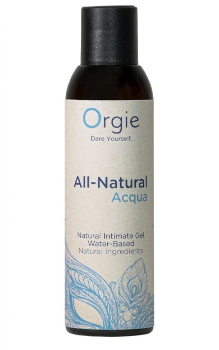 Интимный гель на водной основе Orgie All-Natural Acqua - 150 мл. - ORGIE - купить с доставкой в Самаре