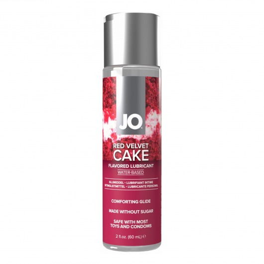 Лубрикант на водной основе JO H2O Red Velvet Cake Flavored Lubricant - 60 мл. - System JO - купить с доставкой в Самаре