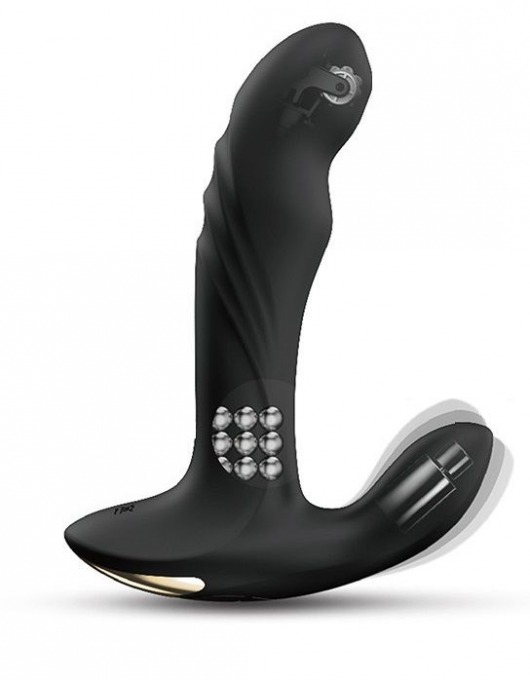 Черный вибромассажер простаты Multi P-Joy с 3 моторами - Dorcel - в Самаре купить с доставкой