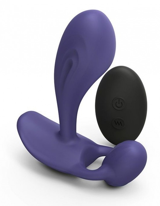 Темно-синий вибромассажер Witty P G Vibrator with Remote Control - Love to Love - в Самаре купить с доставкой