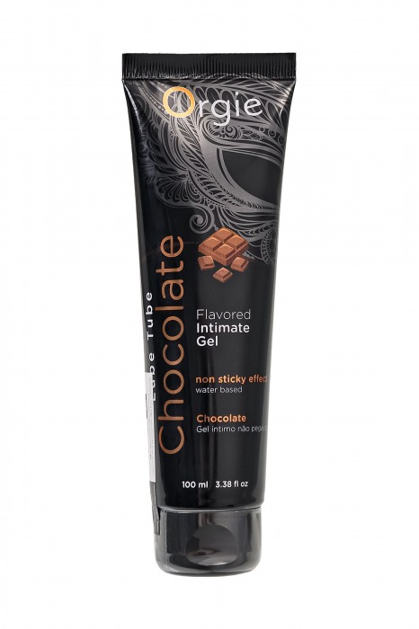 Интимный гель на водной основе Lube Tube Chocolate с шоколадным вкусом - 100 мл. - ORGIE - купить с доставкой в Самаре