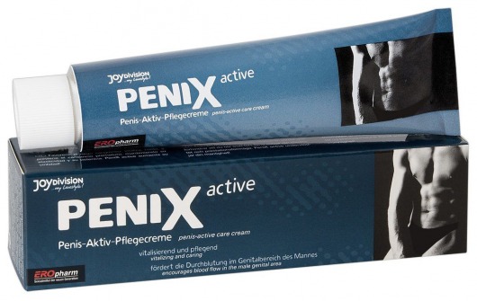 Возбуждающий крем для мужчин PeniX active - 75 мл. - Joy Division - купить с доставкой в Самаре