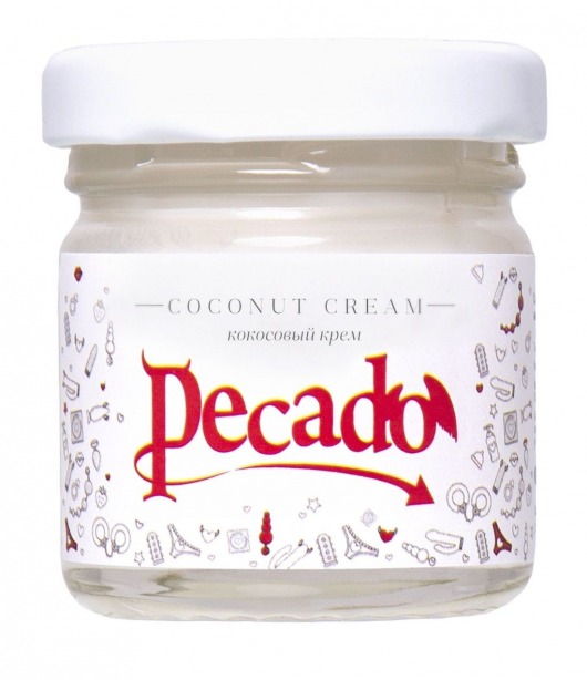 Массажная свеча Сoconut Cream - 35 мл. - Pecado - купить с доставкой в Самаре