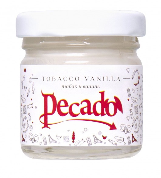 Массажная свеча Tobacco Vanilla - 35 мл. - Pecado - купить с доставкой в Самаре