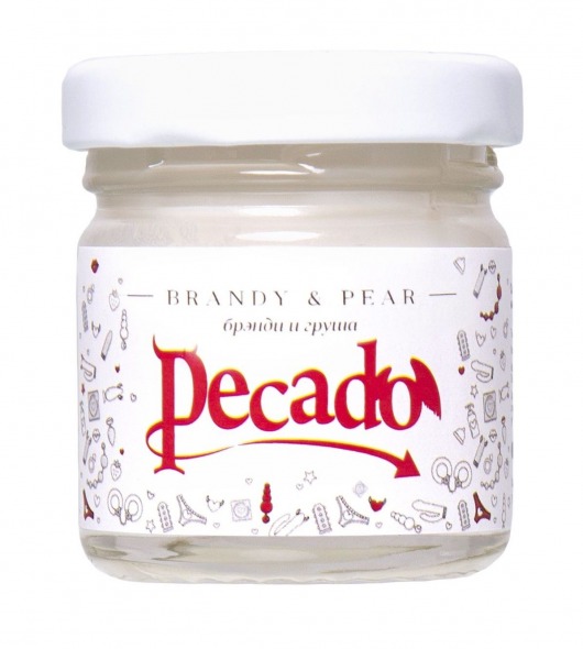 Массажная свеча Brandy   Pear - 35 мл. - Pecado - купить с доставкой в Самаре