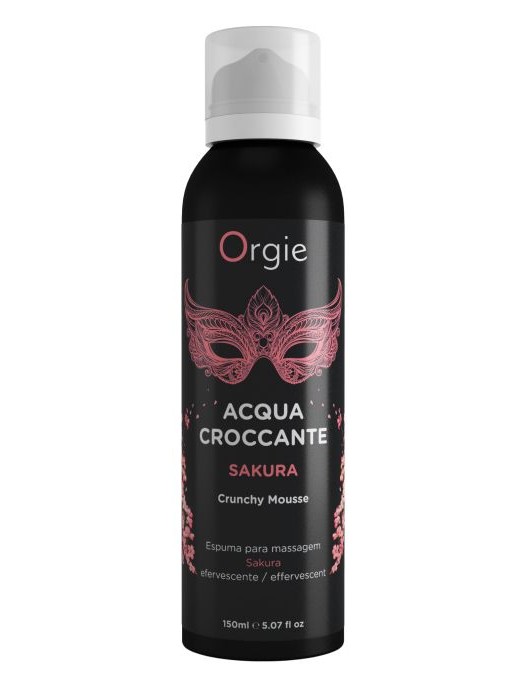 Хрустящая пенка для массажа Orgie Acqua Croccante Sakura с ароматом сакуры - 150 мл. - ORGIE - купить с доставкой в Самаре