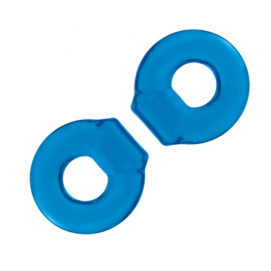Комплект из двух колец для пениса 2-Pack Ultra-Stretch Stamina Endurance Ring - BlueLine - в Самаре купить с доставкой