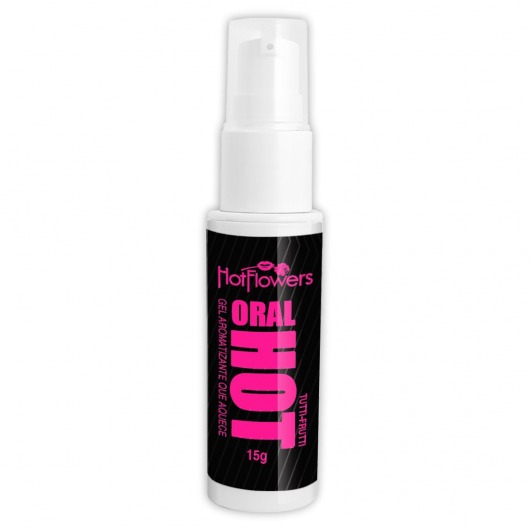 Гель для оральных ласк Oral Hot с согревающим эффектом - 15 гр. - HotFlowers - купить с доставкой в Самаре