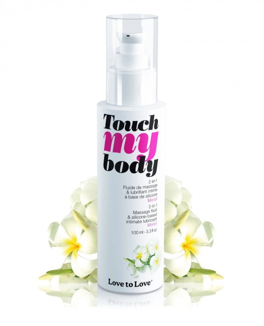 Силиконовый лубрикант 2-в-1 Touch My Body с ароматом моной - 100 мл. - Love to Love - купить с доставкой в Самаре