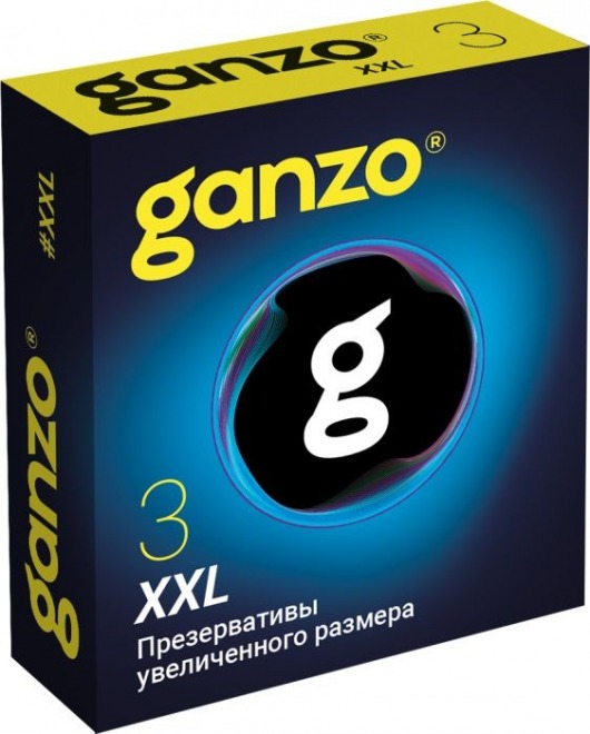 Презервативы увеличенного размера Ganzo XXL - 3 шт. - Ganzo - купить с доставкой в Самаре