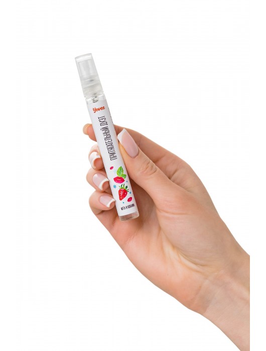 Охлаждающе-возбуждающий оральный спрей «Притягательный дуэт» со вкусом мяты и клубнки - 10 мл. - ToyFa - купить с доставкой в Самаре