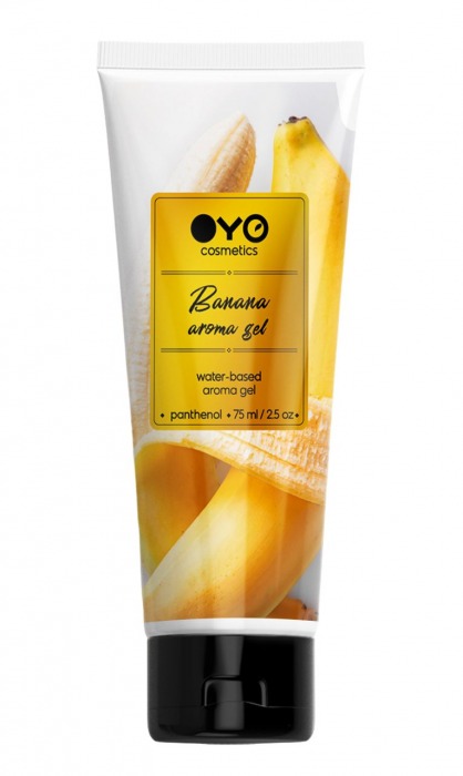 Лубрикант на водной основе OYO Aroma Gel Banana с ароматом банана - 75 мл. - OYO - купить с доставкой в Самаре