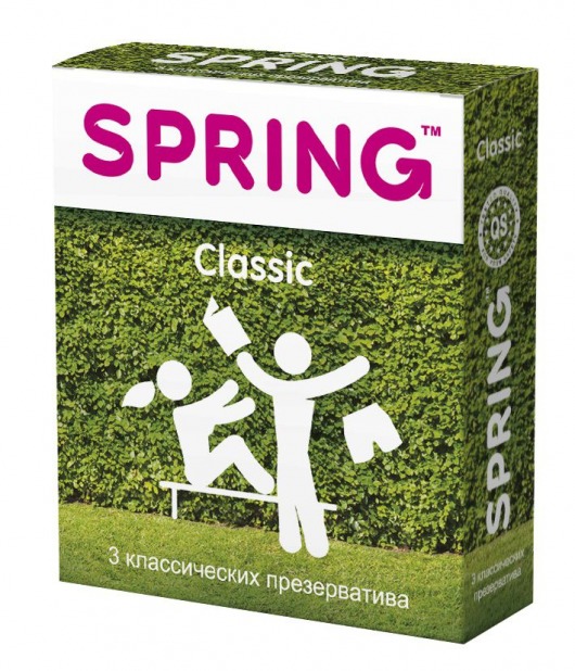 Классические презервативы SPRING CLASSIC - 3 шт. - SPRING - купить с доставкой в Самаре