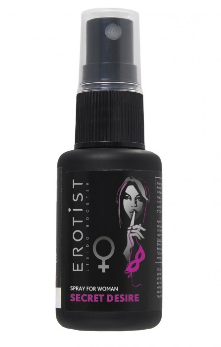 Возбуждающий спрей для женщин Erotist Secret Desire - 30 мл. - Erotist Libido Booster - купить с доставкой в Самаре