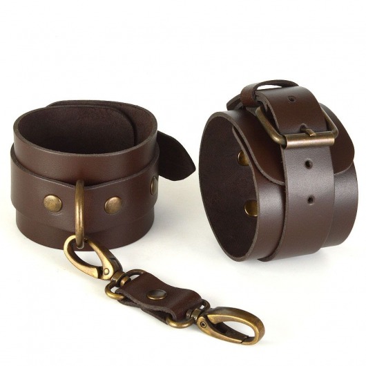 Коричневые наручники IDEAL - Sitabella - купить с доставкой в Самаре