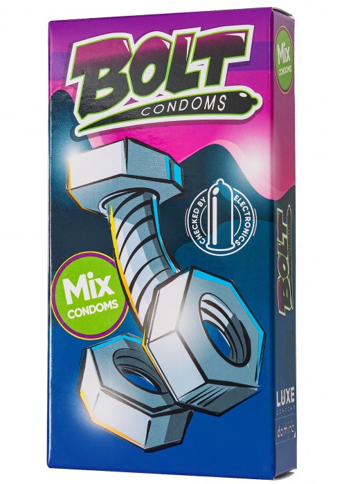 Набор презервативов Bolt Condoms - Luxe - купить с доставкой в Самаре
