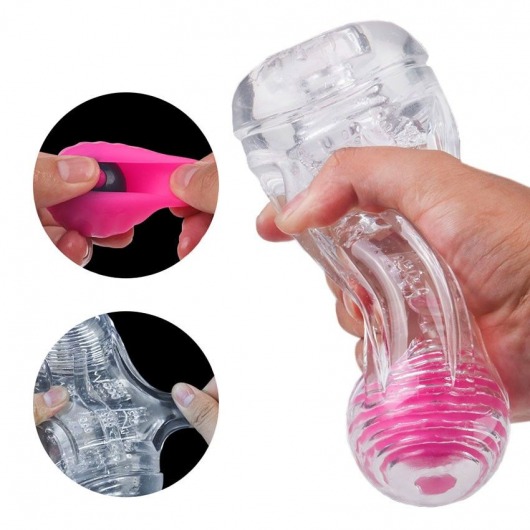 Прозрачный вибромастурбатор Space Capsule-RСT - S-HANDE - в Самаре купить с доставкой