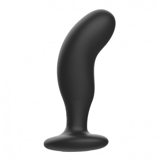 Черный анальный вибратор с пультом ДУ - I-MOON