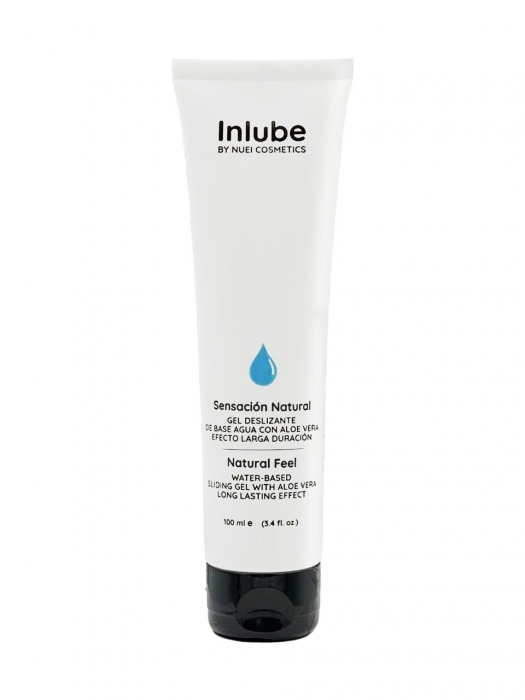 Интимный лубрикант с алоэ вера Inlube Natural Feel - 100 мл. - Nuei cosmetics - купить с доставкой в Самаре