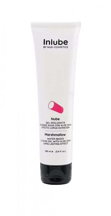 Лубрикант на водной основе Nuei Inlube с алоэ вера и ароматом маршмеллоу -100 мл. - Nuei cosmetics - купить с доставкой в Самаре