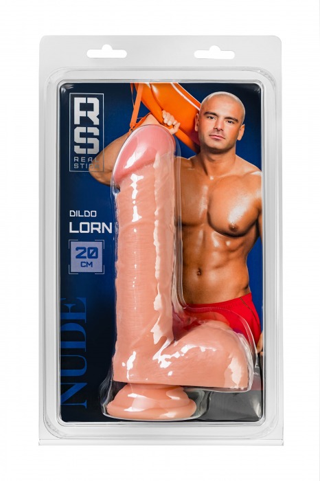 Телесный фаллоимитатор Lorn - 20 см. - ToyFa