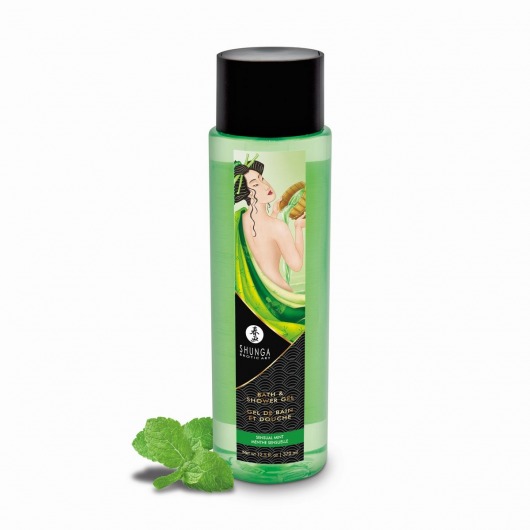 Гель для душа Sensual Mint с ароматом мяты - 370 мл. -  - Магазин феромонов в Самаре