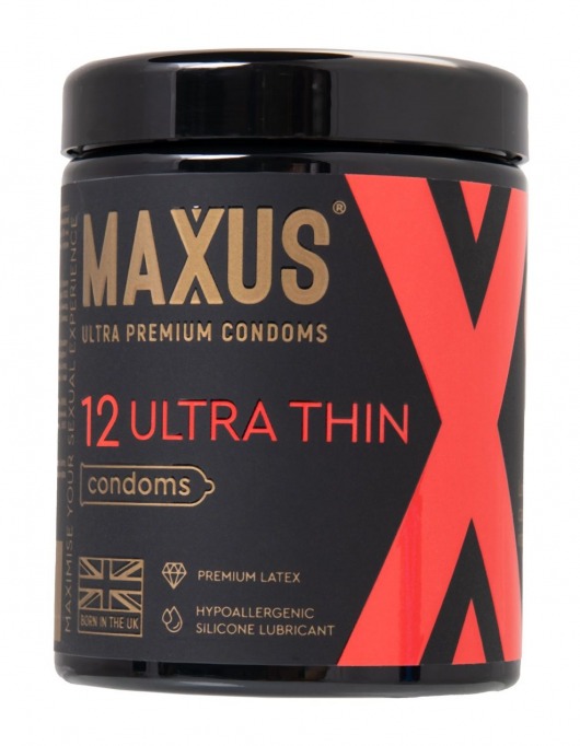 Ультратонкие презервативы MAXUS Ultra Thin - 12 шт. - Maxus - купить с доставкой в Самаре