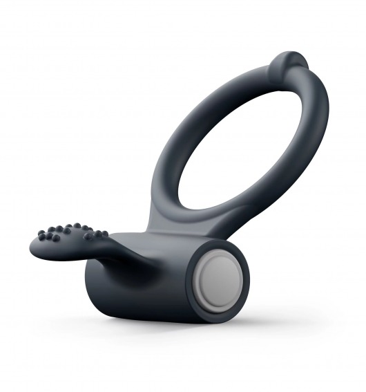 Черное эрекционное кольцо Power Clit - Dorcel - в Самаре купить с доставкой