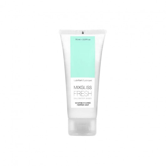 Лубрикант с охлаждающим эффектом Mixgliss Fresh Pepper Mint - 70 мл. - Strap-on-me - купить с доставкой в Самаре