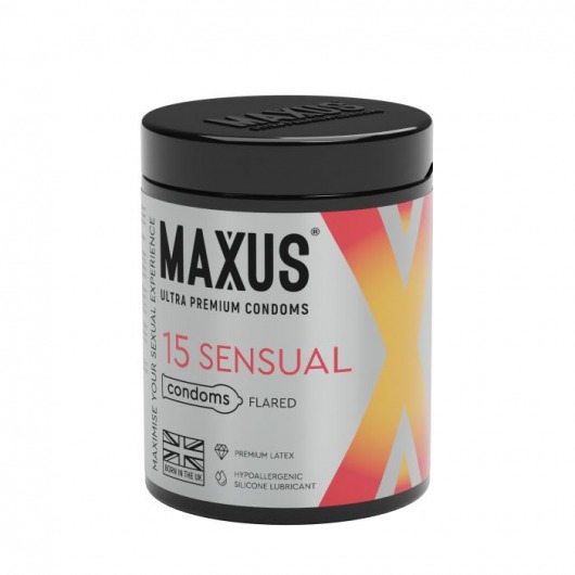 Анатомические презервативы MAXUS Sensual - 15 шт. - Maxus - купить с доставкой в Самаре