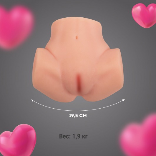 Мужской реалистичный мастурбатор с двумя рабочими отверстиями - Волшебная страна - в Самаре купить с доставкой