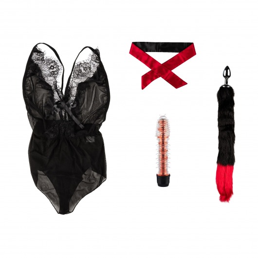 Эротический набор из 4 предметов - Волшебная страна - купить с доставкой в Самаре