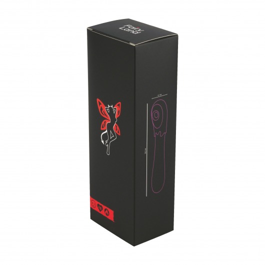 Фиолетовый оригинальный двусторонний вибромассажёр - 20,2 см. - Волшебная страна