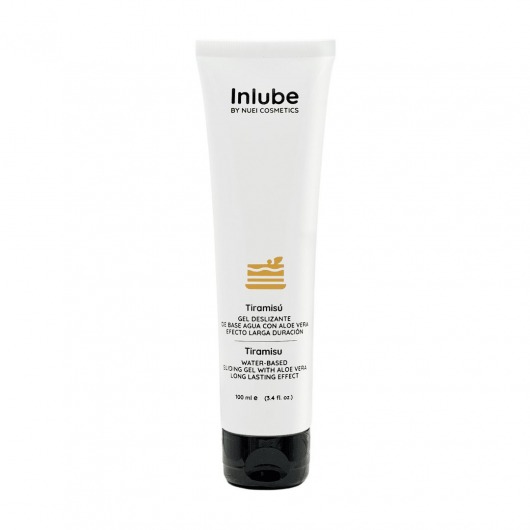 Водный лубрикант Nuei Inlube с алоэ вера и ароматом тирамису - 100 мл. - Nuei cosmetics - купить с доставкой в Самаре
