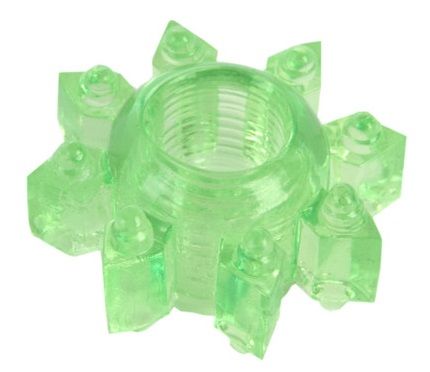 Зеленое эрекционное кольцо-звезда - Toyfa Basic - в Самаре купить с доставкой