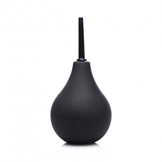 Черный анальный душ Thin Tip Enema Bulb - XR Brands - купить с доставкой в Самаре
