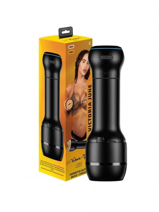 Мастурбатор-ротик с интерактивной насадкой PowerBlow   FeelVictoria Mouth - Kiiroo - в Самаре купить с доставкой