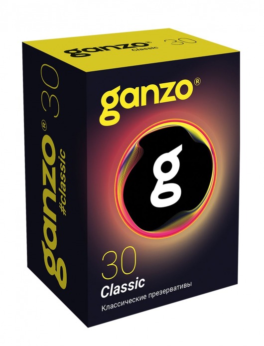 Классические презервативы с обильной смазкой Ganzo Classic - 30 шт. - Ganzo - купить с доставкой в Самаре