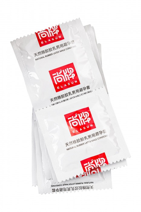 Презервативы с точками и ребрами Elasun Ribbed and Dotted - 10 шт. - Elasun - купить с доставкой в Самаре