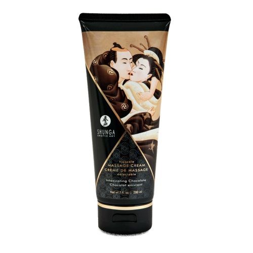 Массажный крем для тела с ароматом шоколада Intoxicating Chocolate - 200 мл. - Shunga - купить с доставкой в Самаре