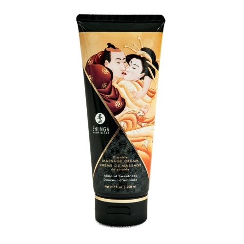 Массажный крем для тела с ароматом миндаля Almond Sweetness - 200 мл. - Shunga - купить с доставкой в Самаре